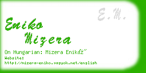 eniko mizera business card